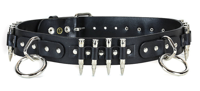 BT428NIC-NIC  REAL NICKEL BULLET BONDAGE BELT