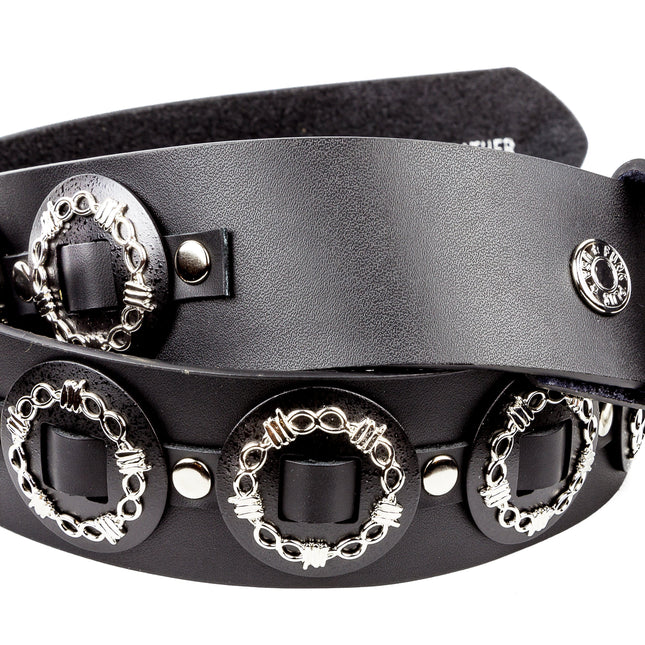 BT436 WIRE CONCHO BELT