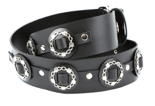 BT436L LARGE WIRE CONCHO BELT