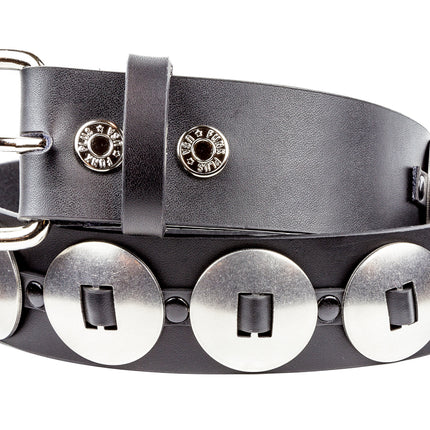 BT438 PLAIN CONCHO BELT