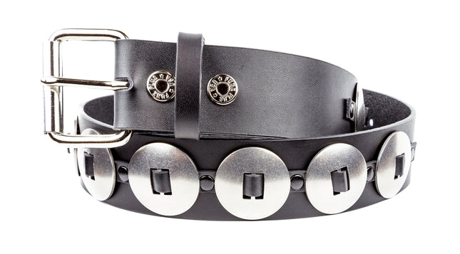 BT438 PLAIN CONCHO BELT
