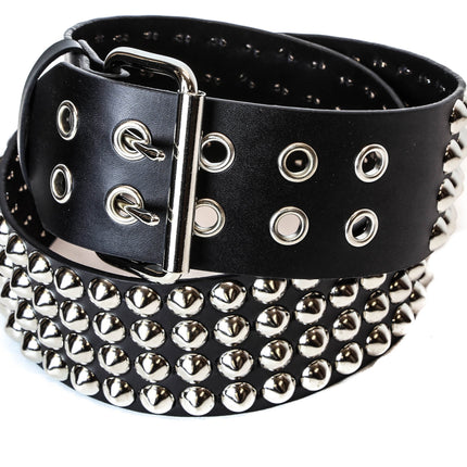 BT447 4 ROW CONICAL STUDDED BELT