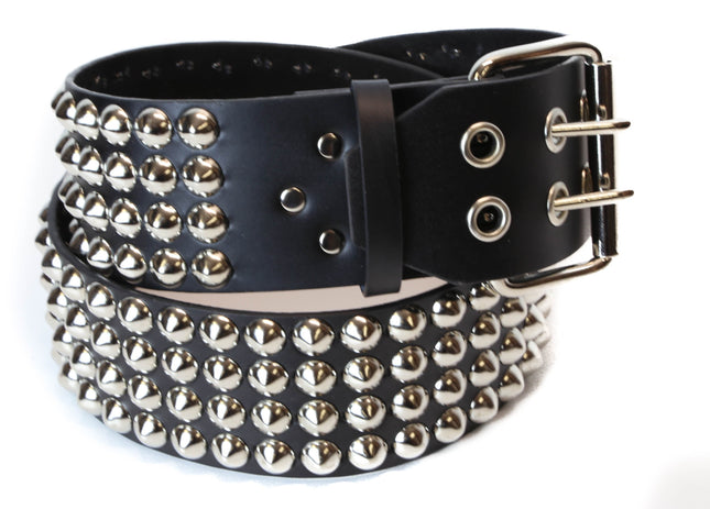 BT447 4 ROW CONICAL STUDDED BELT