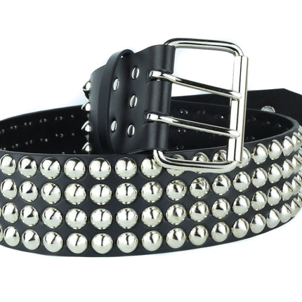 BT447 4 ROW CONICAL STUDDED BELT