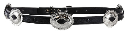 OVAL CONCHO BELT