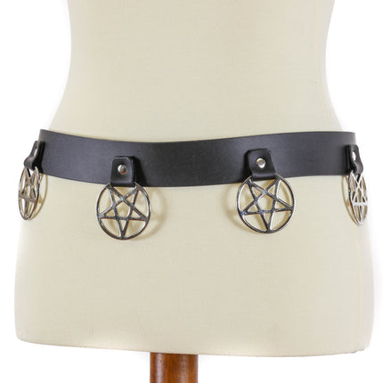 BT476 PENTAGRAM CHAIN BELT