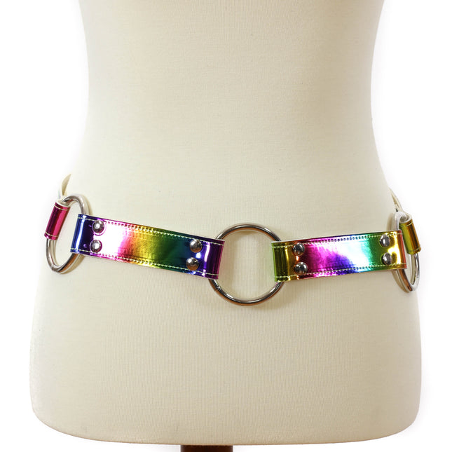 BT490RN-M RAINBOW RING LINK BELT