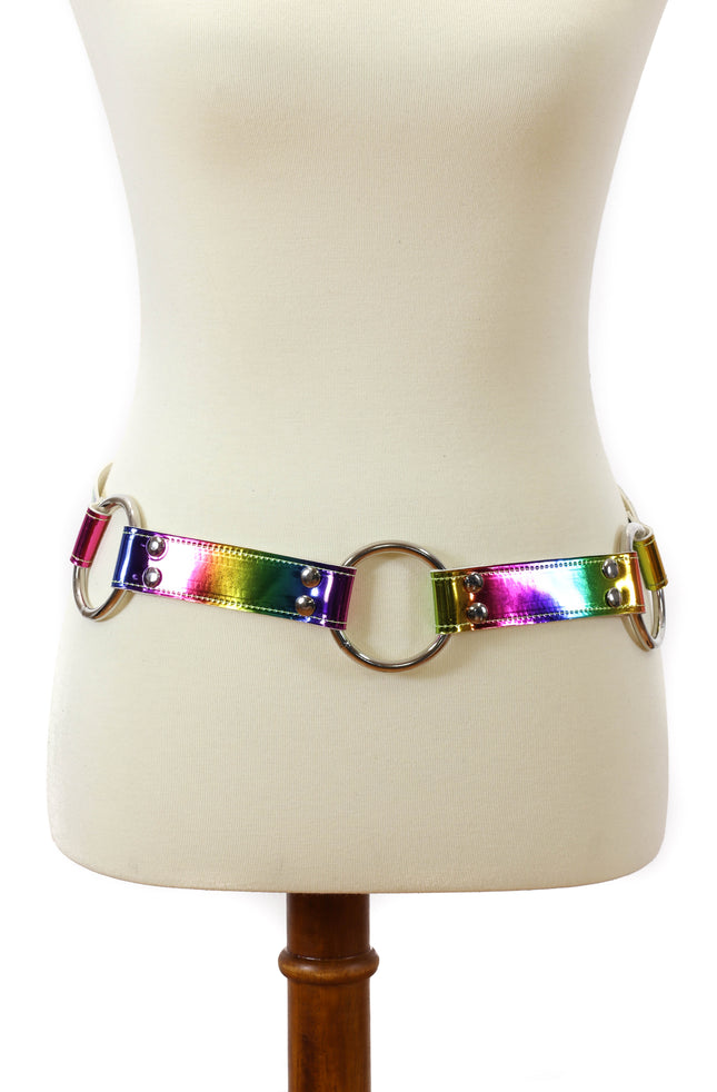 BT490RN-M RAINBOW RING LINK BELT