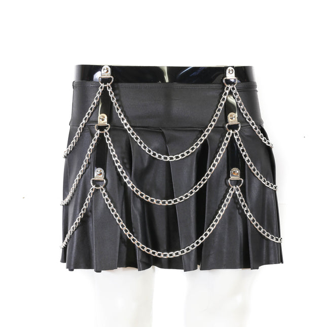 BT500VN-BLK HANGING 3 ROW CHAIN BLACK VINYL BELT