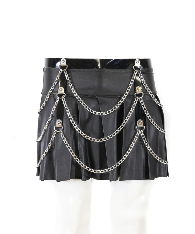 BT500VN-BLK HANGING 3 ROW CHAIN BLACK VINYL BELT