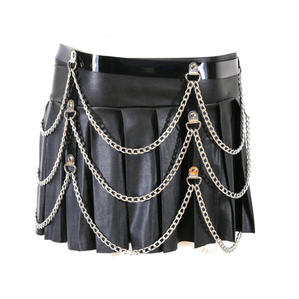 BT500VN-BLK HANGING 3 ROW CHAIN BLACK VINYL BELT