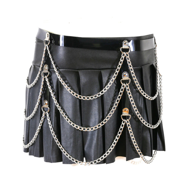 BT500VN-BLK HANGING 3 ROW CHAIN BLACK VINYL BELT
