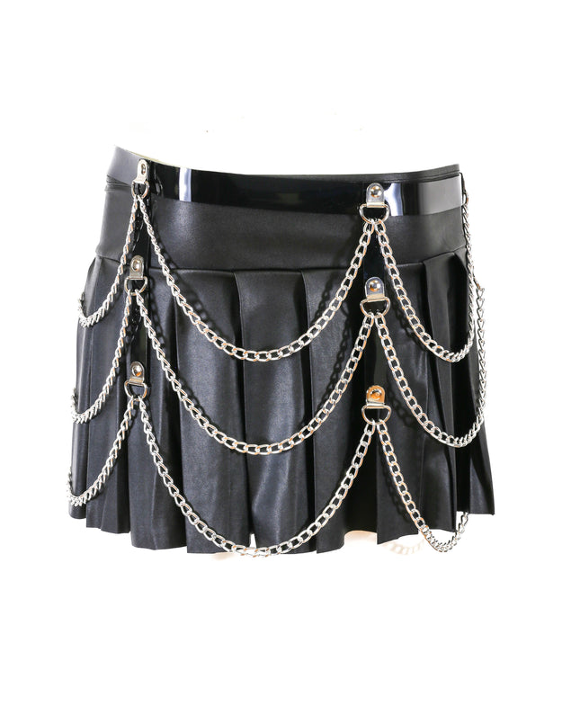 BT500VN-BLK HANGING 3 ROW CHAIN BLACK VINYL BELT