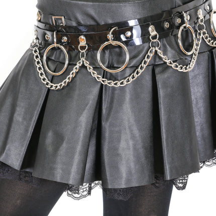 BT501VN-BLK RING AND CHAIN VINYL BELT