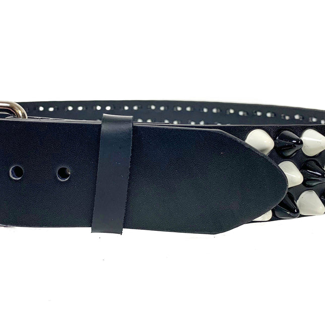 BT153WT/BS  UK 77 BLACK WHITE BELT