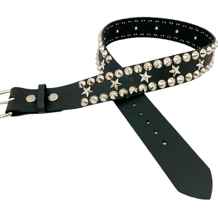 BT504M VEGAN PASTEL STUD STAR BELT CONICAL STUD