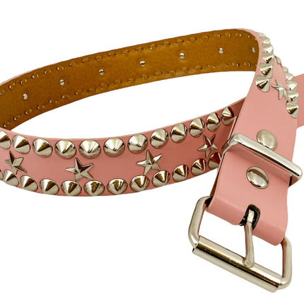 BT504M VEGAN PASTEL STUD STAR BELT CONICAL STUD