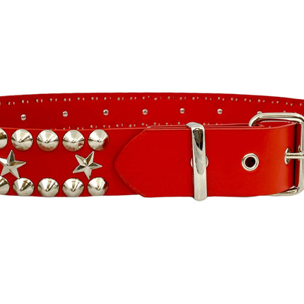 BT504M VEGAN PASTEL STUD STAR BELT CONICAL STUD