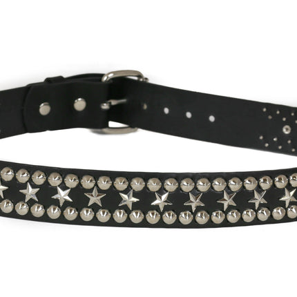 BT504  STAR AND STUDDED CONICAL STUDDED QUEEN BELT