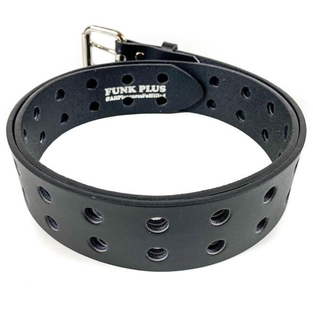 BT515 2 TONGUE PLAIN BELT