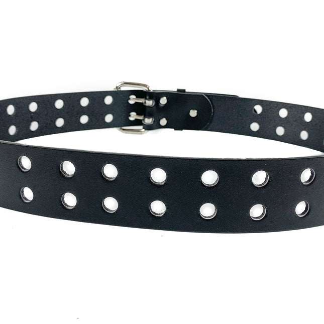 BT515 2 TONGUE PLAIN BELT