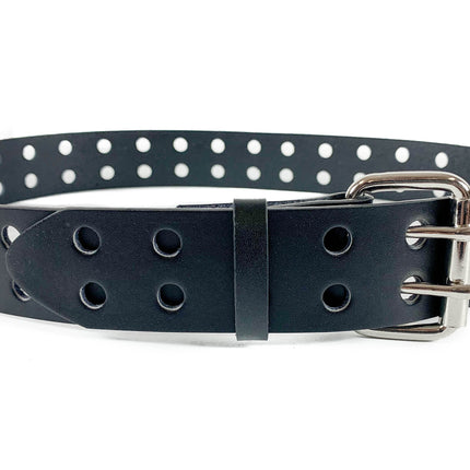 BT515 2 TONGUE PLAIN BELT