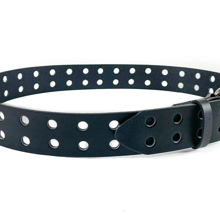 BT515 2 TONGUE PLAIN BELT