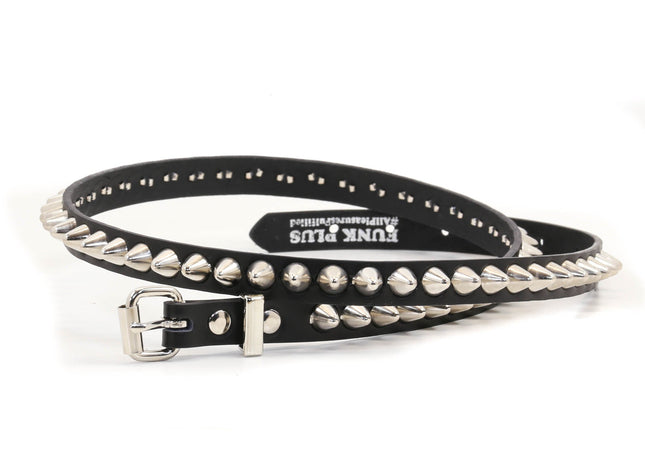 BT134UK77   SINGLE ROW UK77 STUDDED BELT