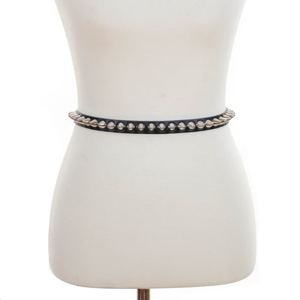 BT134UK77   SINGLE ROW UK77 STUDDED BELT