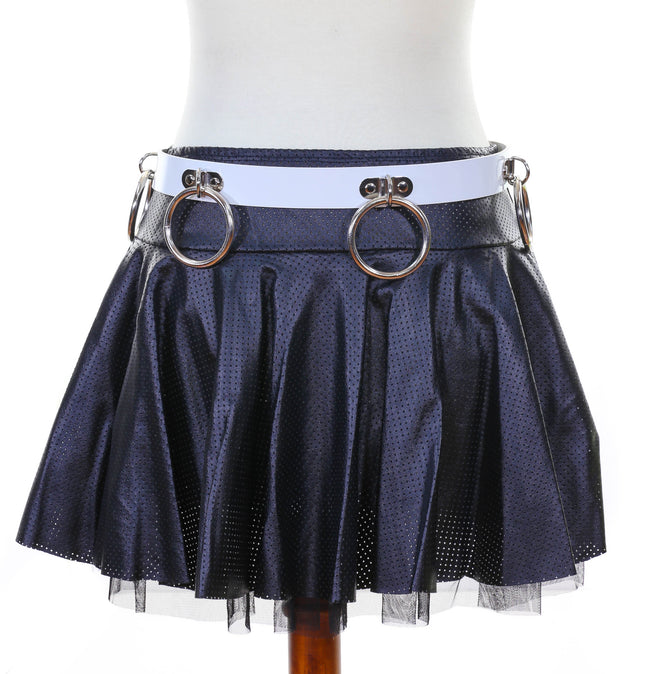 BT530WHT RING BONDAGE BELT
