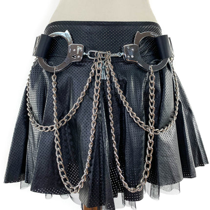 BT536 HANDCUFF AND DOUBLE CHAIN BELT