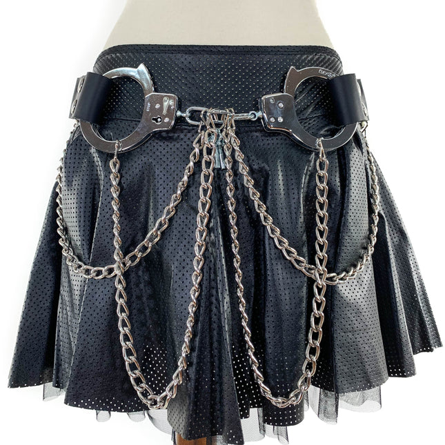 BT536 HANDCUFF AND DOUBLE CHAIN BELT