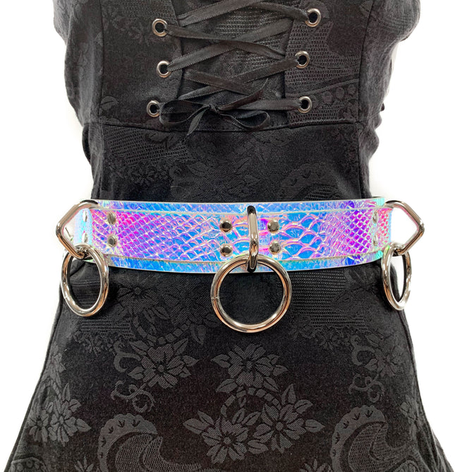 BT545RN-SNK  RAINDOW BONDAGE BELT