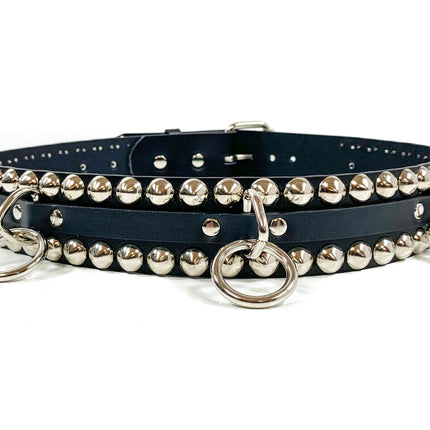 BT548 ROUND STUDDED BONDAGE BELT