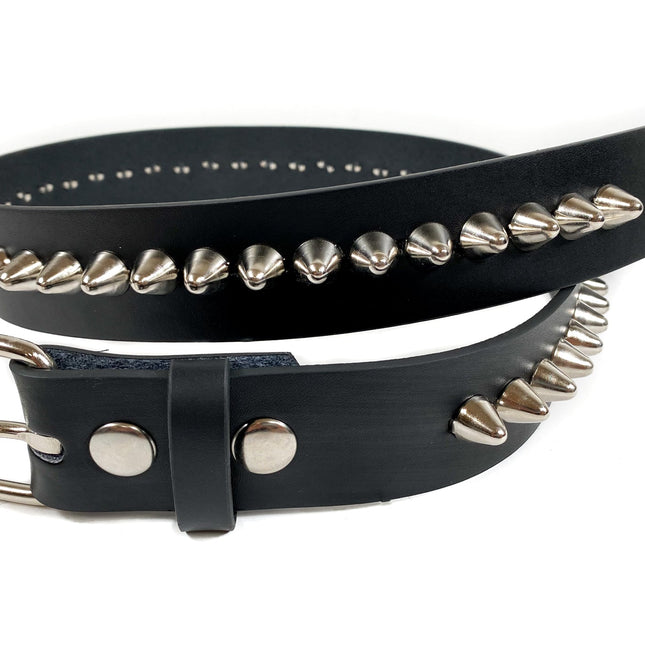 BT550 ONE ROW UK77 CONE  STUDDED BELT