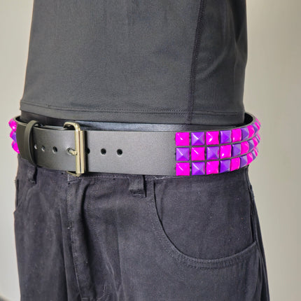 BT555PS-PP 1/2" PYRAMID STUD BELT