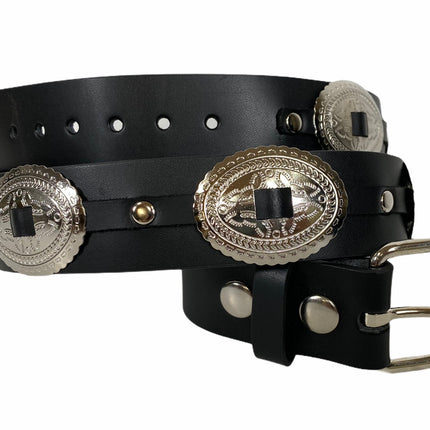 BT556 OVAL CONCHO BELT