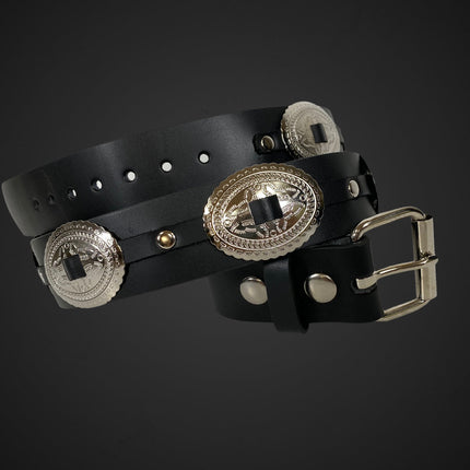 BT556 OVAL CONCHO BELT