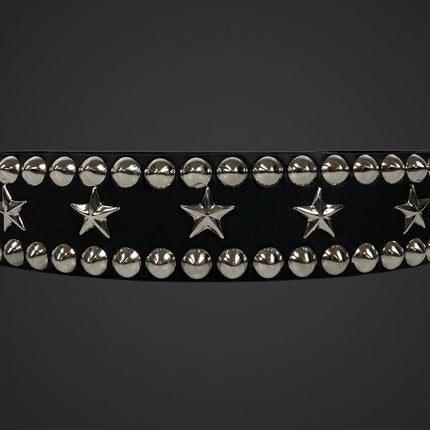 BT558 STAR ROUND STUD BELT