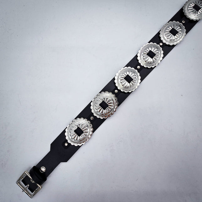 BT575-250 2 1/2" WIDE JUMBO CONCHO BELT NARROW HEAD ROLLER BUCKLE