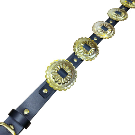 BT577 LARGE CONCHO 1 1/4" WIDE BELT