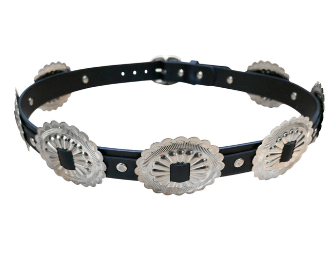 BT577 EXTRA LARGE CONCHO 1 1/4" WIDE BELT