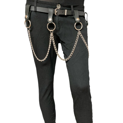 BT585 PLAIN BELT WITH REMOVABLE RING AND CHAIN