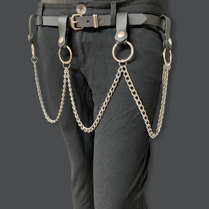 BT585 PLAIN BELT WITH REMOVABLE RING AND CHAIN