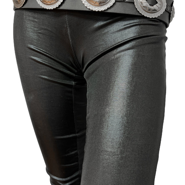 BT590-ANTIQUE SILVER OVAL CONCH BELT