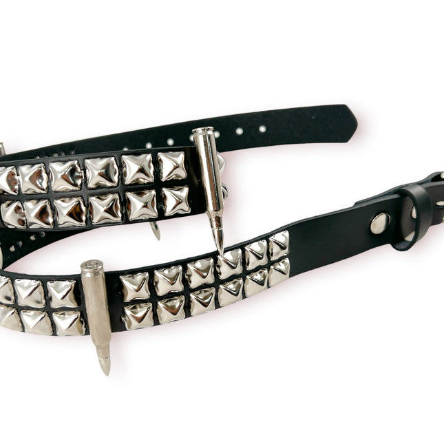 BT602 STUDDED BULLET BELT