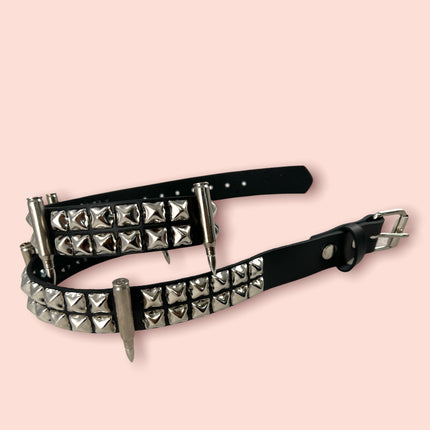 BT602 STUDDED BULLET BELT