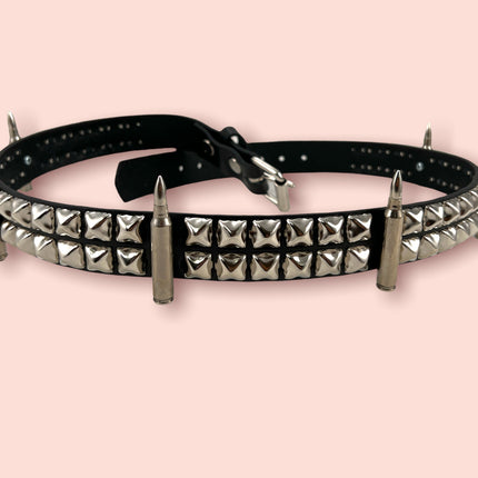 BT602 STUDDED BULLET BELT