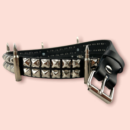 BT602 STUDDED BULLET BELT