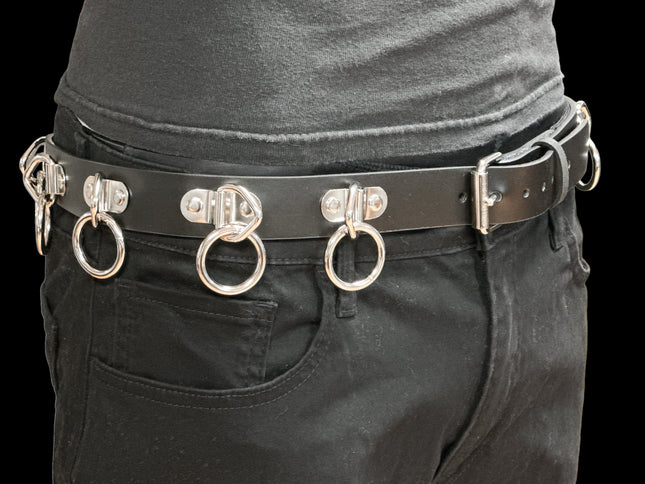 BT616 O RING & DEE RING BONDAGE 1 1/4"
